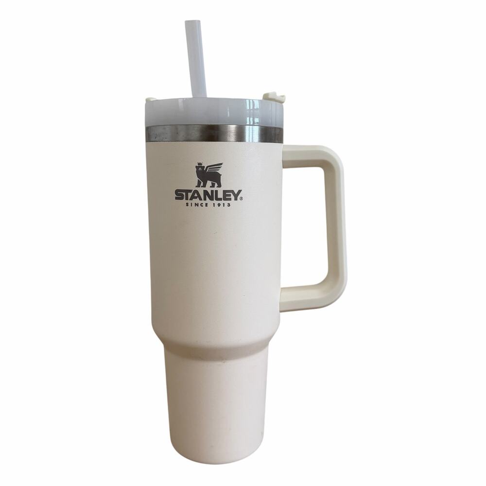 Stanley Off White 40 Oz Quencher Tumbler Cup
